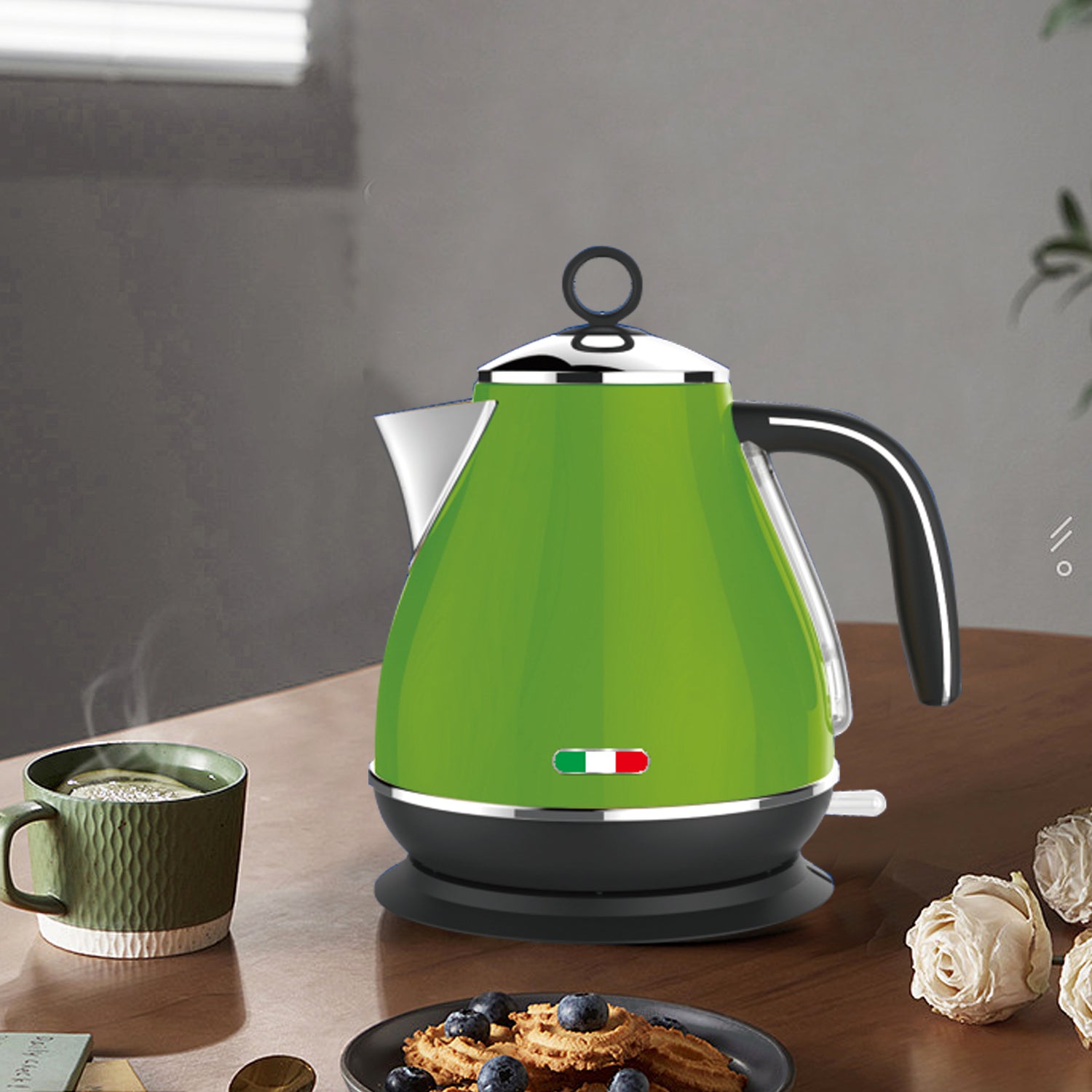 Lime green kettle and toaster sets hotsell