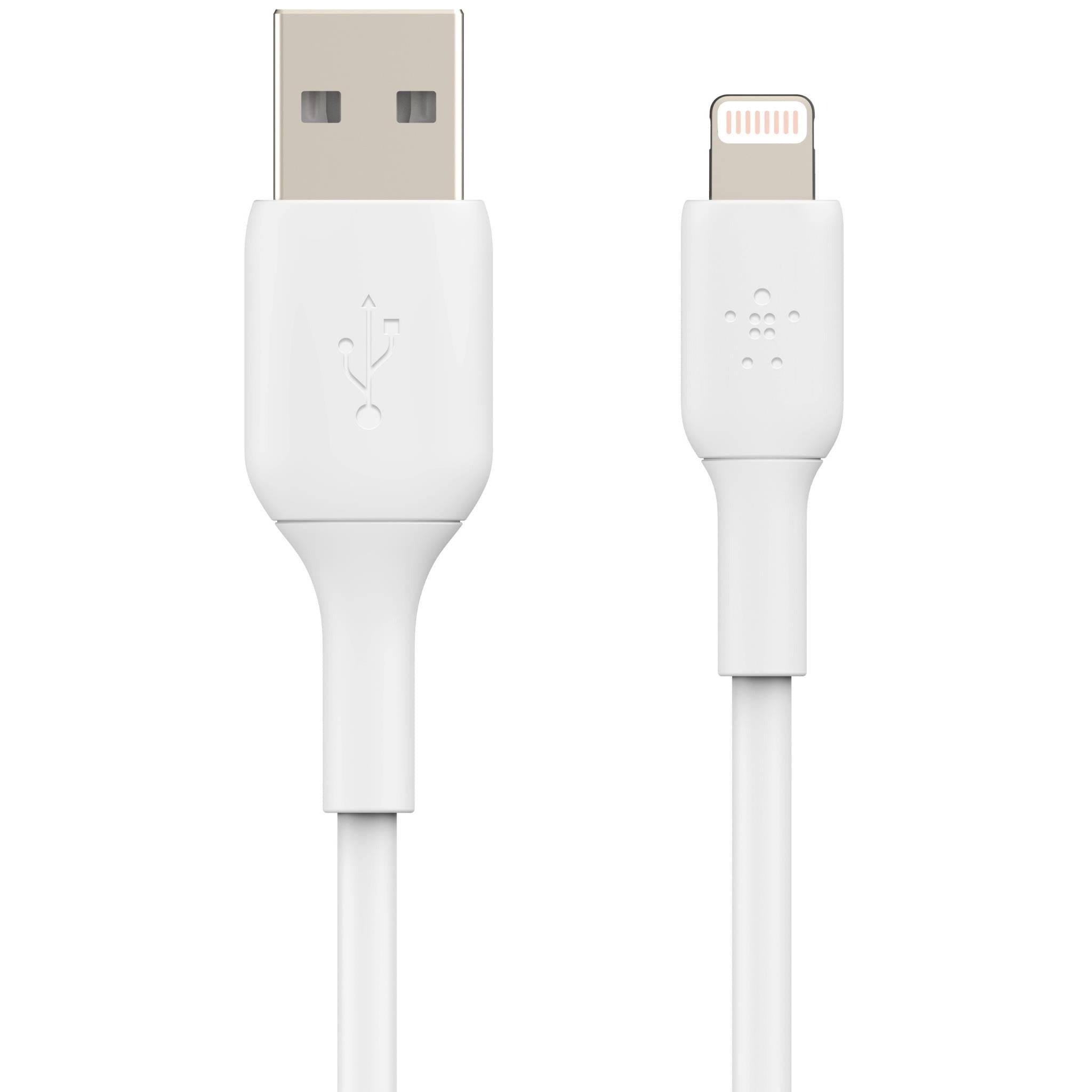 Belkin BoostUp Charge Lightning to USB-A 2m Cable (White)