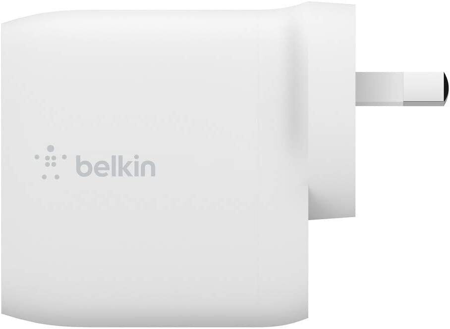 Belkin BoostUp Charge 24W Dual USB-A Wall Charger (White)