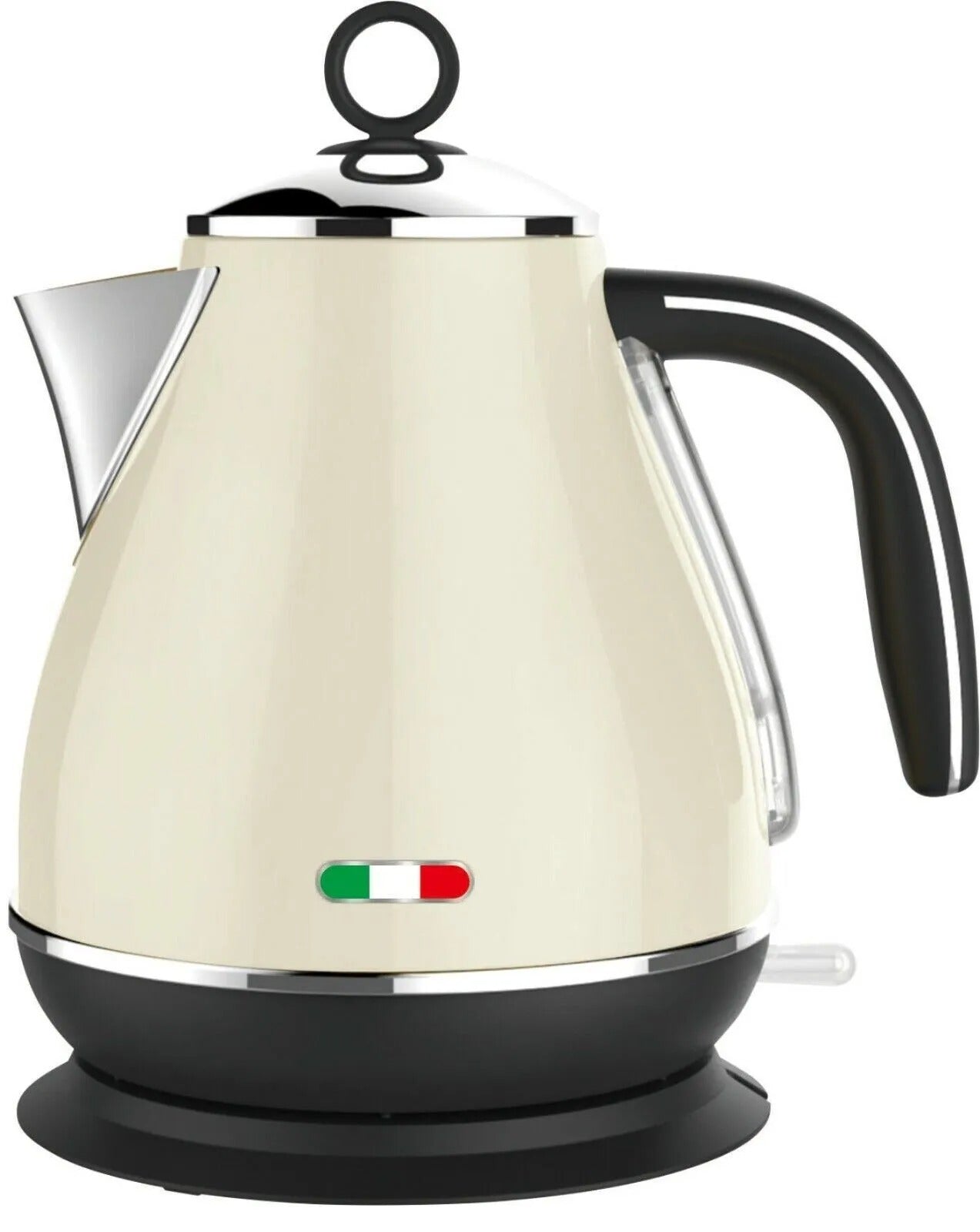 Vintage Electric Kettle Cream 1.7L Stainless Steel Auto OFF 2200W