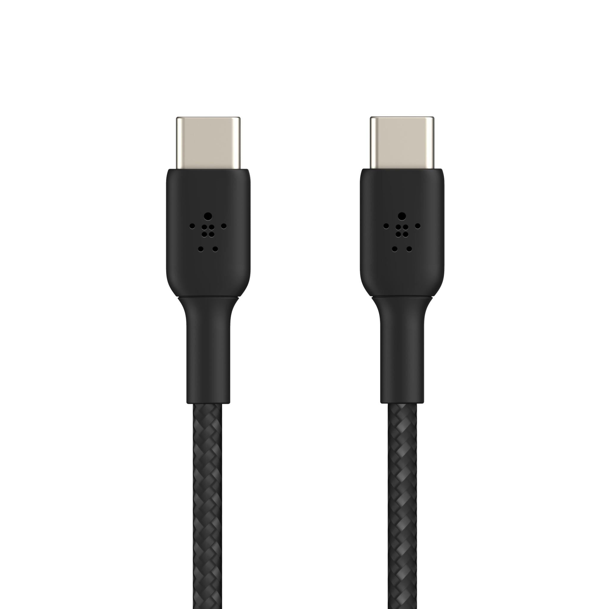 Belkin BoostUp Charge Braided USB-C to USB-C 1M Cable (Black)