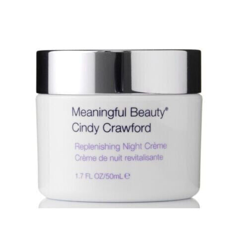 Meaningful Beauty Replenishing Night Creme Cream 1.7oz Cindy Crawford 90 Day