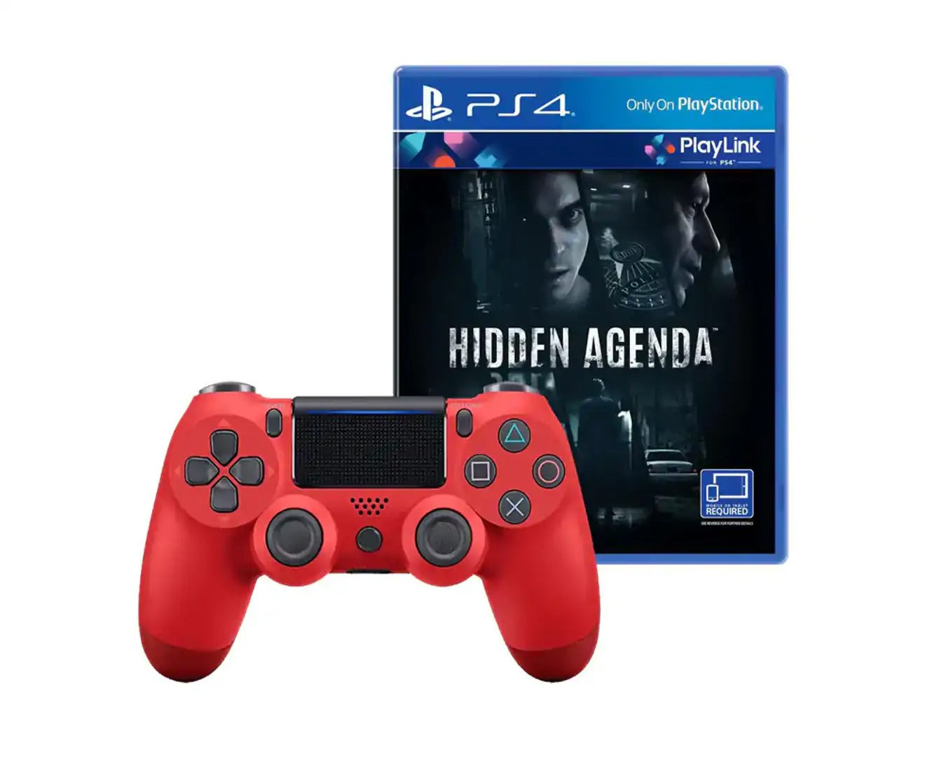 Wireless Bluetooth Controller V2 For Playstation 4 PS4 Controller Gamepad Unbranded - Red + Free PS4 Hidden Agenda