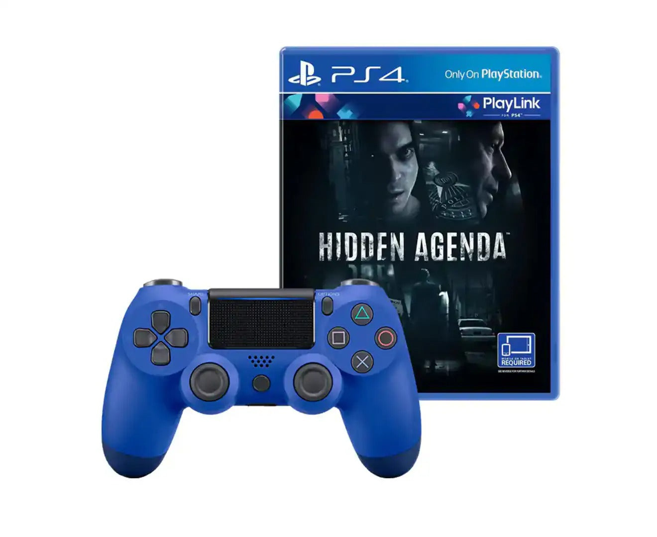 Wireless Bluetooth Controller V2 For Playstation 4 PS4 Controller Gamepad Unbranded - Blue + Free PS4 Hidden Agenda