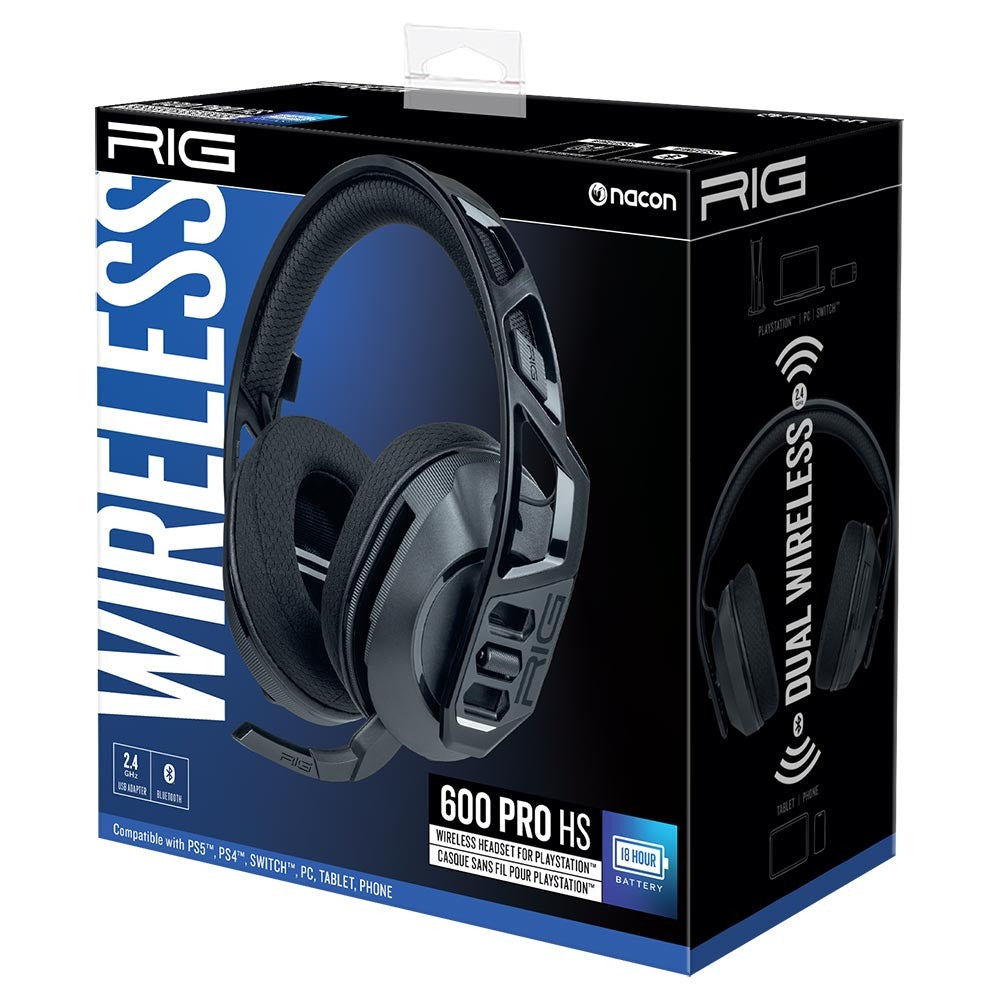 RIG 600 Pro HS Wireless Bluetooth Gaming Headset for PlayStation - Black  (EX DISPLAY)