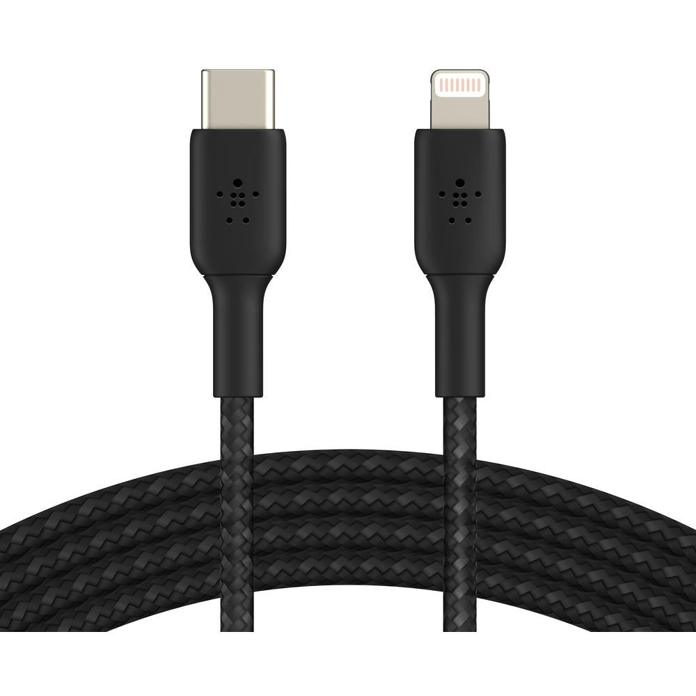 Belkin BoostUp Charge USB-C to Lightning Braided Cable 1m (Black)