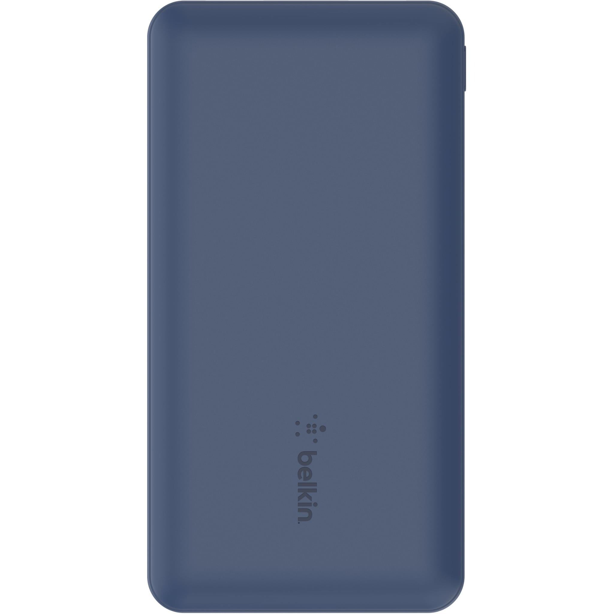 Belkin BoostUp Charge 10K 3 Port Power Bank with Cable (Blue)