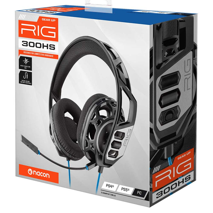 RIG 300HS Gaming Headset Black FOR PS4 - (REFURBISHED) — REPOGUYS