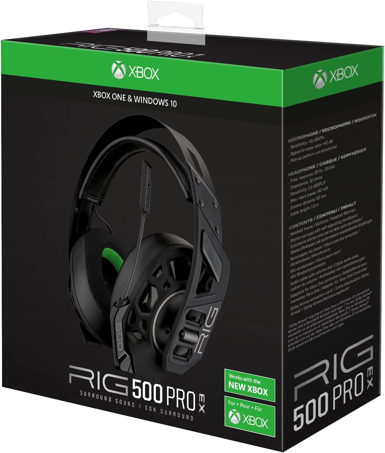 RIG 500 PRO EX Surround Sound Wired Gaming Headset for Xbox - (REFURBISHED)