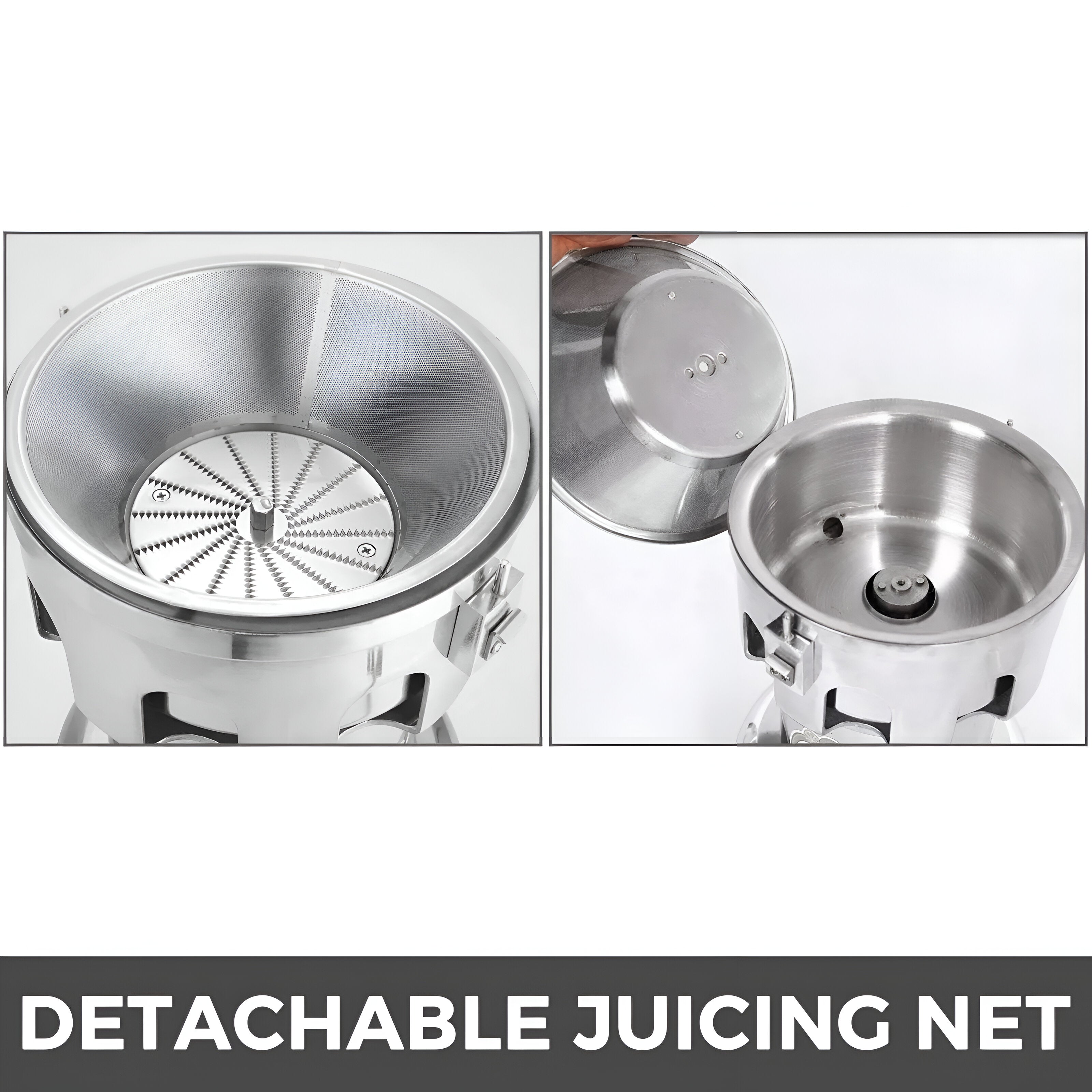 Commercial 370W Juice Extractor Stainless Steel Press Juicer Heavy Duty 2800 RPM A3000