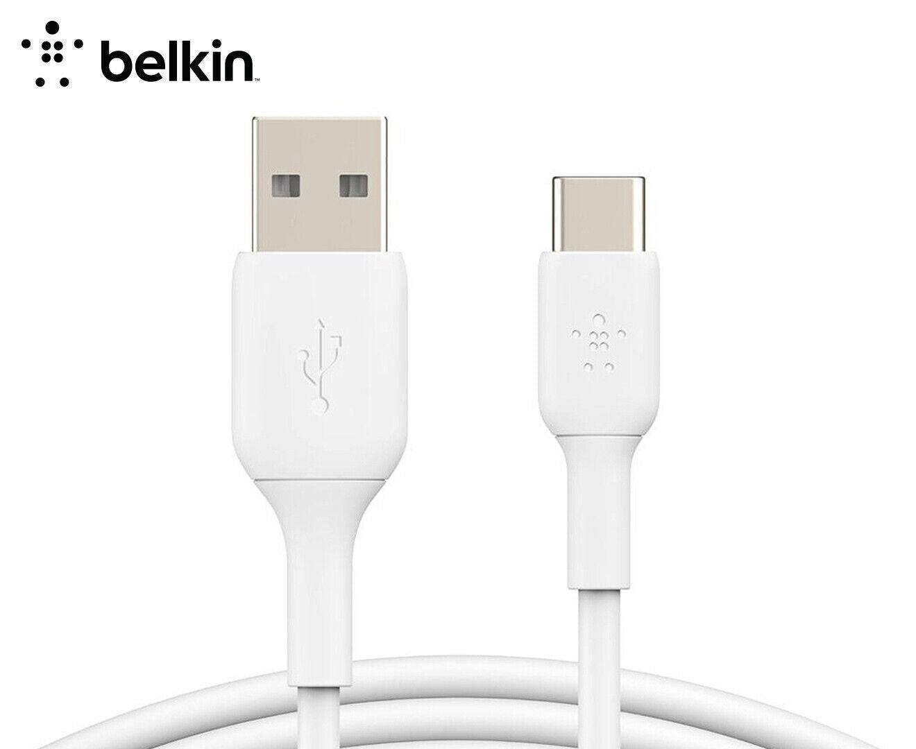 Belkin 2m Boost Charge USB-A to USB-C Cable - (White)