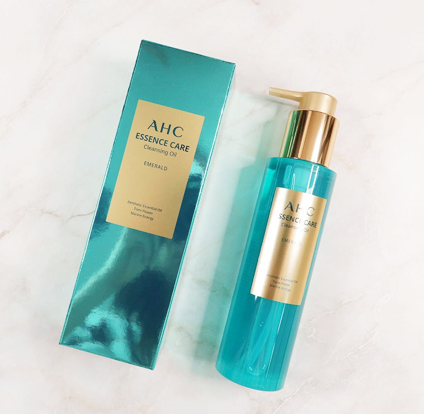 AHC Essence Care Cleansing Oil Emerald 125ml Tiare Flower Anti-aging from Korea