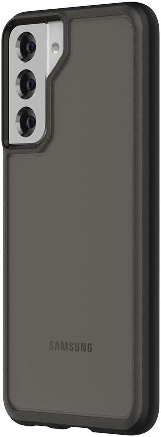 Griffin Survivor Strong Case for Samsung Galaxy S21 5G  [3 m Drop proof I Shock Absorbing Corners I  (Transparent Black)