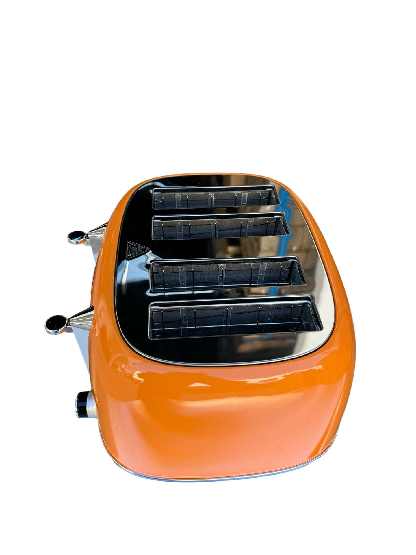 Vintage Electric 4 Slice Toaster Orange Stainless Steel 1650W