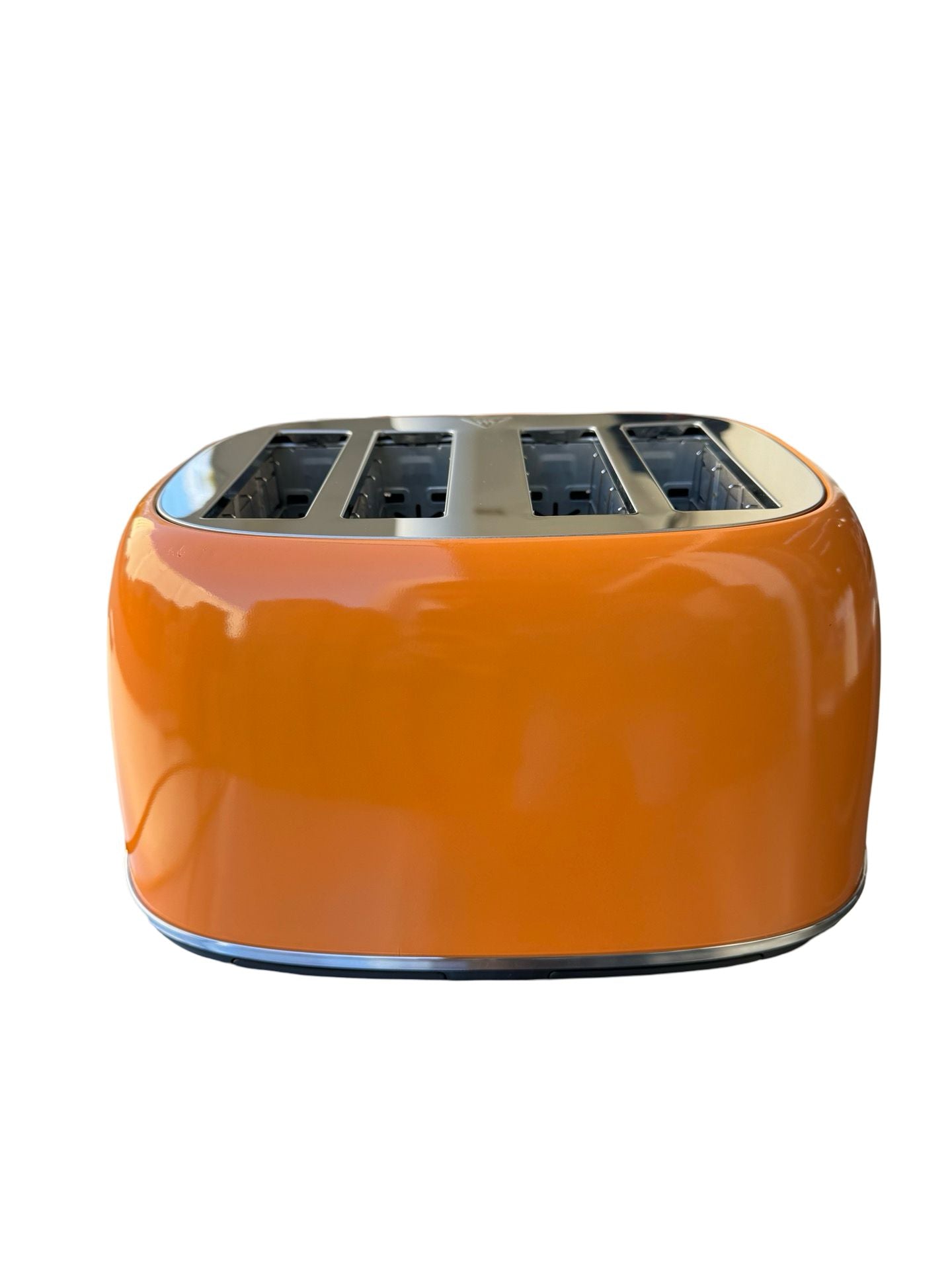 Vintage Electric 4 Slice Toaster Orange Stainless Steel 1650W