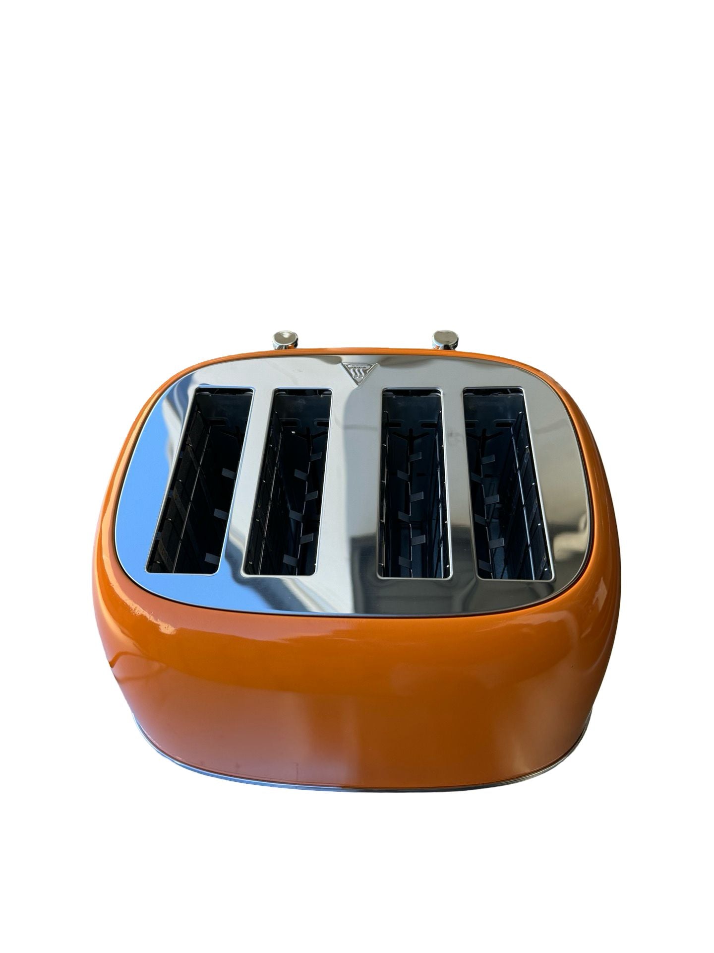 Vintage Electric 4 Slice Toaster Orange Stainless Steel 1650W