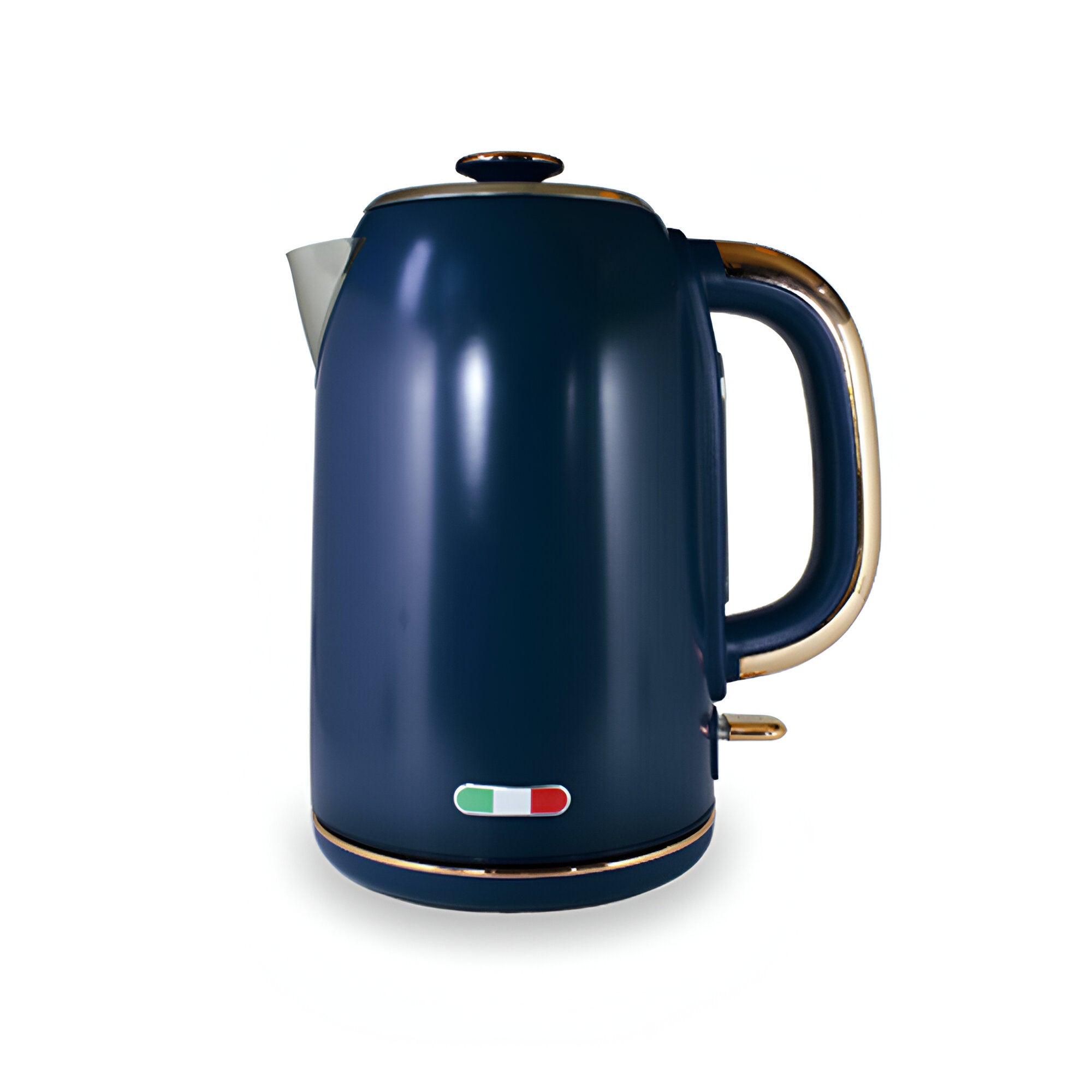 Vintage Electric Kettle Copper Blue 1.7L Stainless Steel Auto OFF 2200W