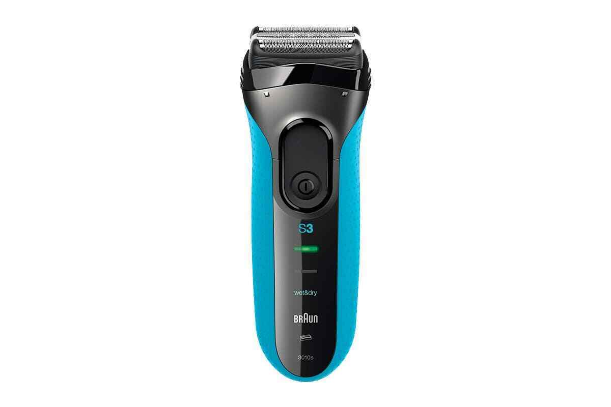 Braun Series 3 ProSkin 3040s Electric rechargeable and wireless shaver razor with precision trimmer black and blue - (EX DISPLAY)