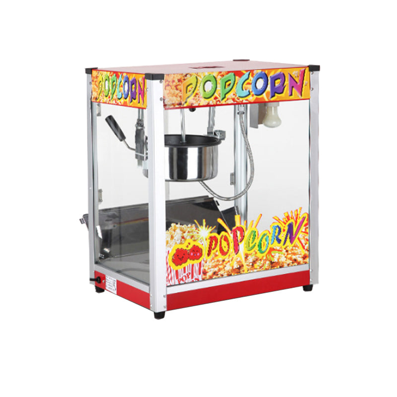 Commercial Electric Popcorn Machine Popcorn Maker Movie Popcorn 1300W Flat Top