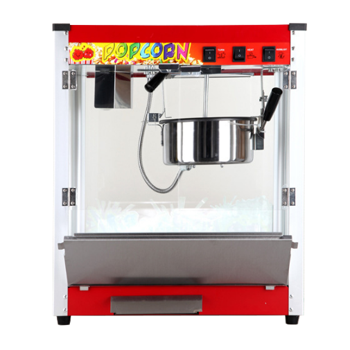 Commercial Electric Popcorn Machine Popcorn Maker Movie Popcorn 1300W Flat Top