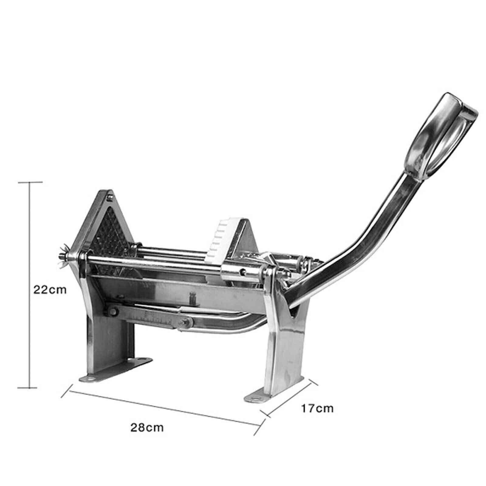 Commercial Stainless Steel Potato French Fries Chipper Grade Slicer Cutter Maker