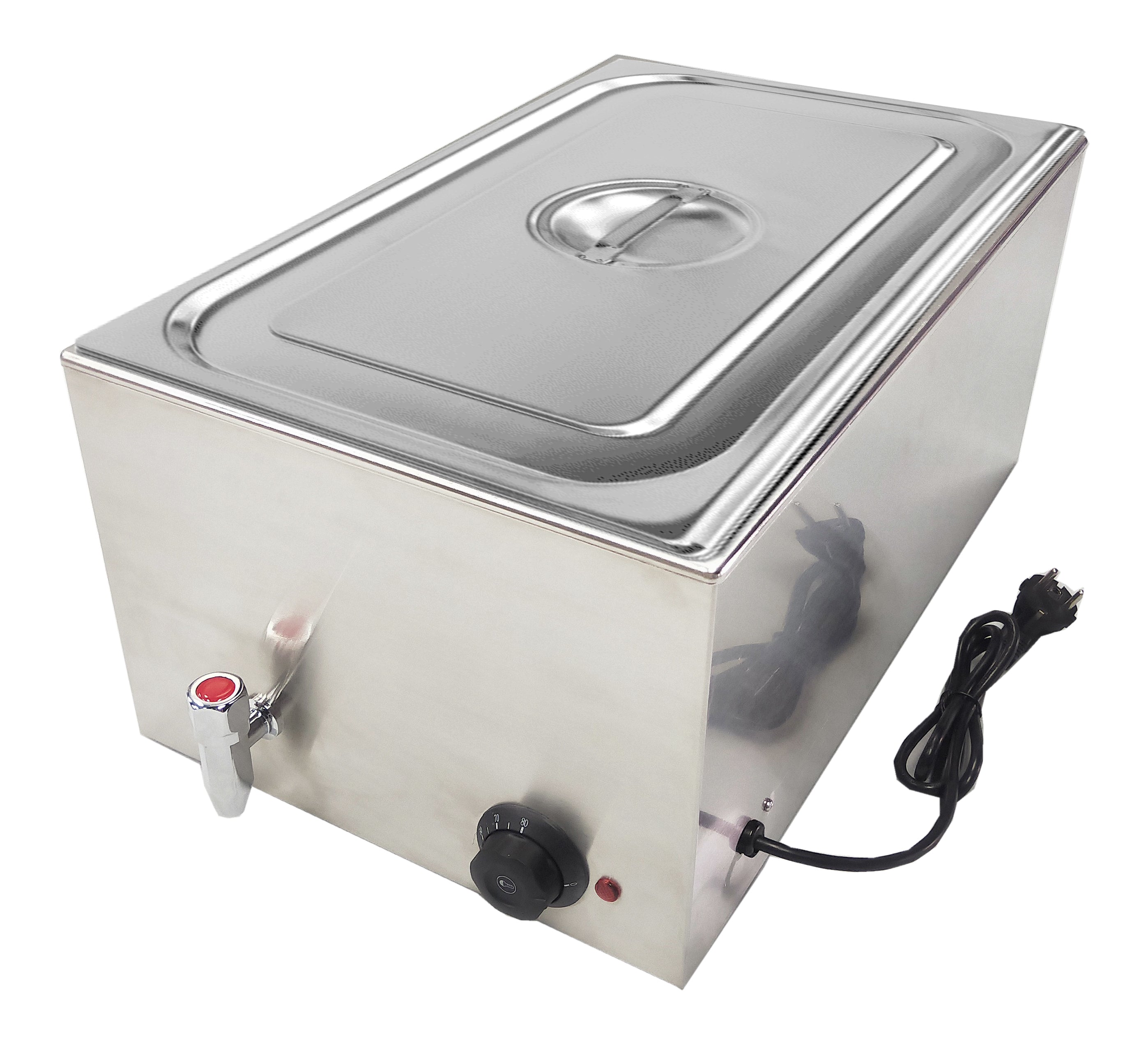 Commercial Food Warmer Bain Marie Stainless Steel Buffet Food Warmer 1-Pan