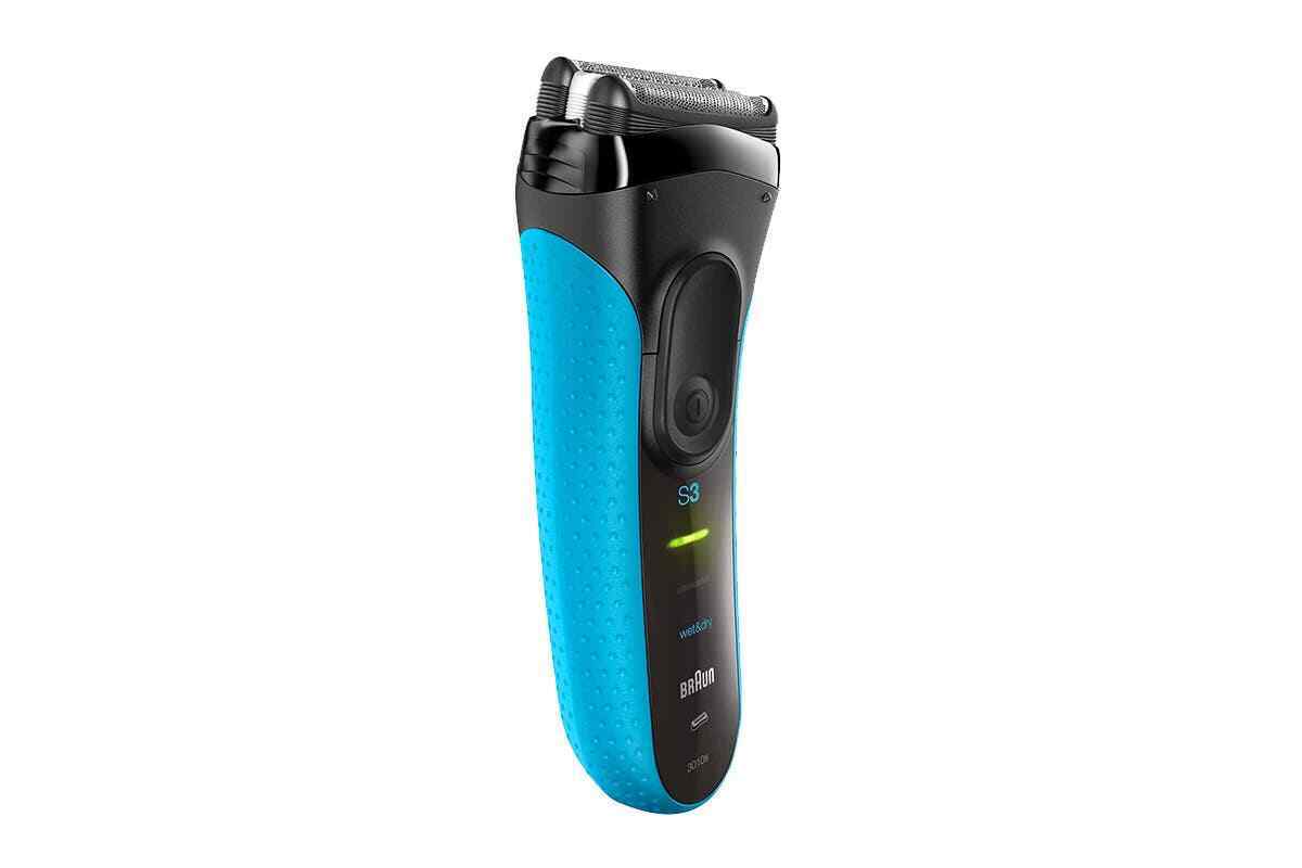 Braun Series 3 ProSkin 3040s Electric rechargeable and wireless shaver razor with precision trimmer black and blue - (EX DISPLAY)